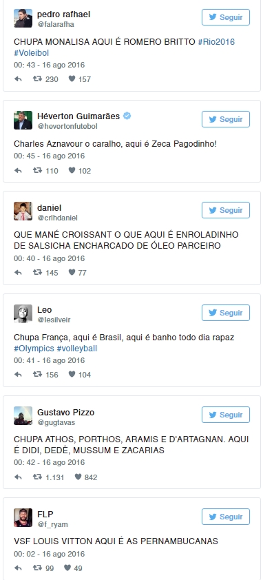 Piadas com o francês