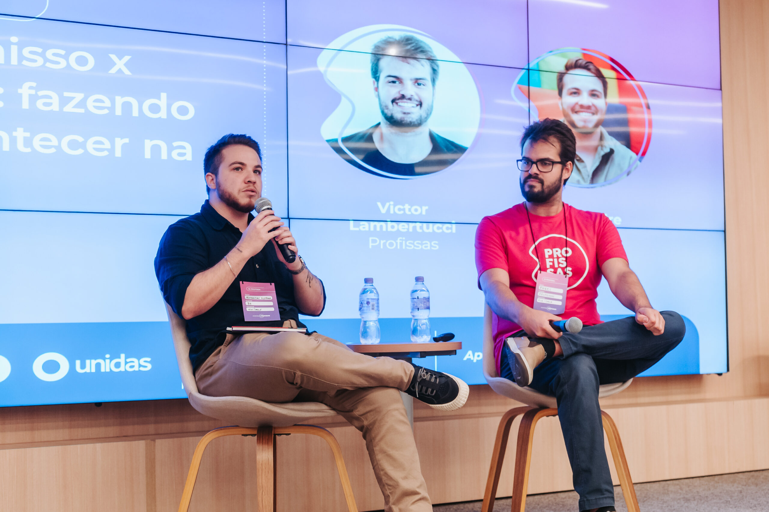 Alexandre Kiyohara, da B3, durante o Conexão Profissas